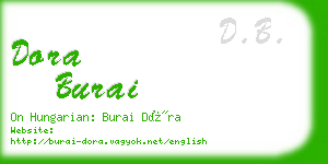 dora burai business card